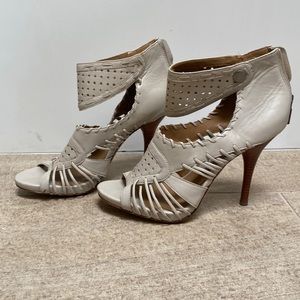 Boutique 9 Leather Strappy Sandal Heels